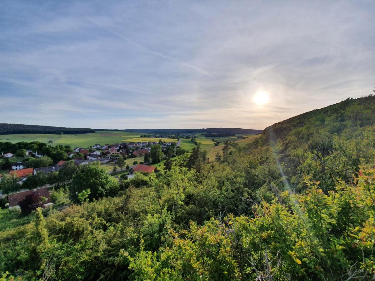 Ferienwohnung Am Sonnigen Haimberg Fulda Exterior foto